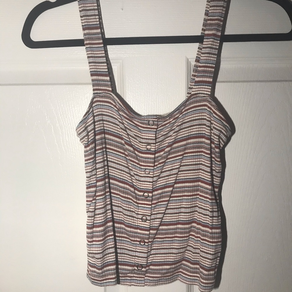 American Eagle Striped tank